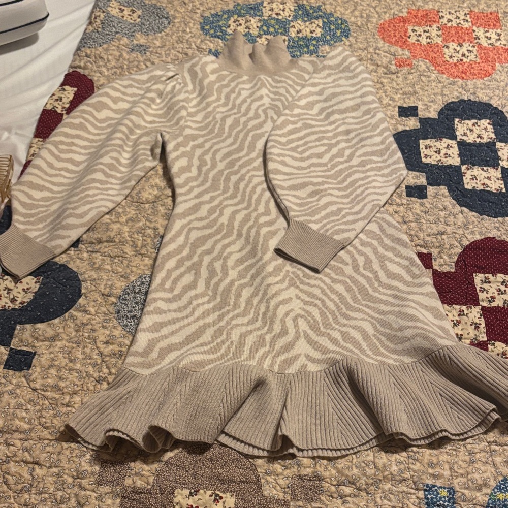 Ulla Johnson Beige Sweater Dress
